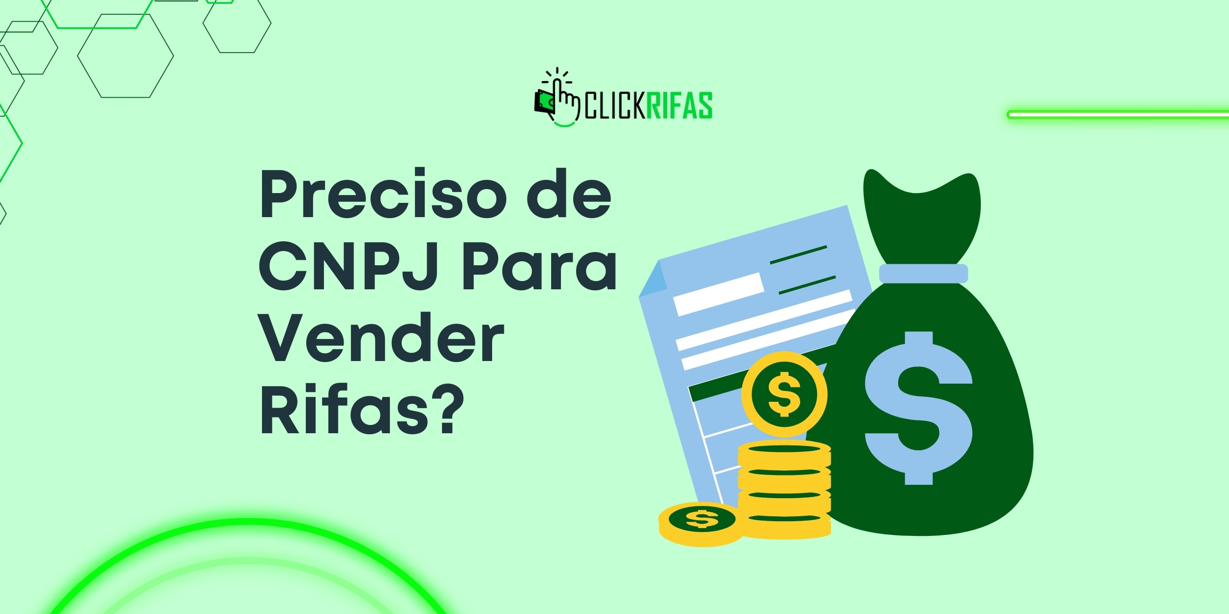 Preciso de CNPJ Para Vender Rifas? click rifas
